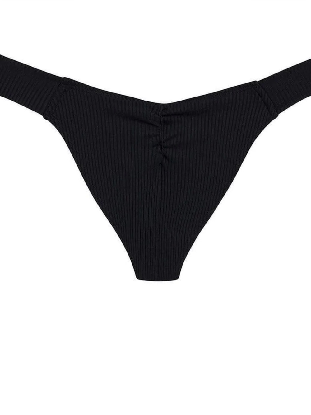 Montce Uno Bikini Bottom | Black Rib - Picture 12 of 14